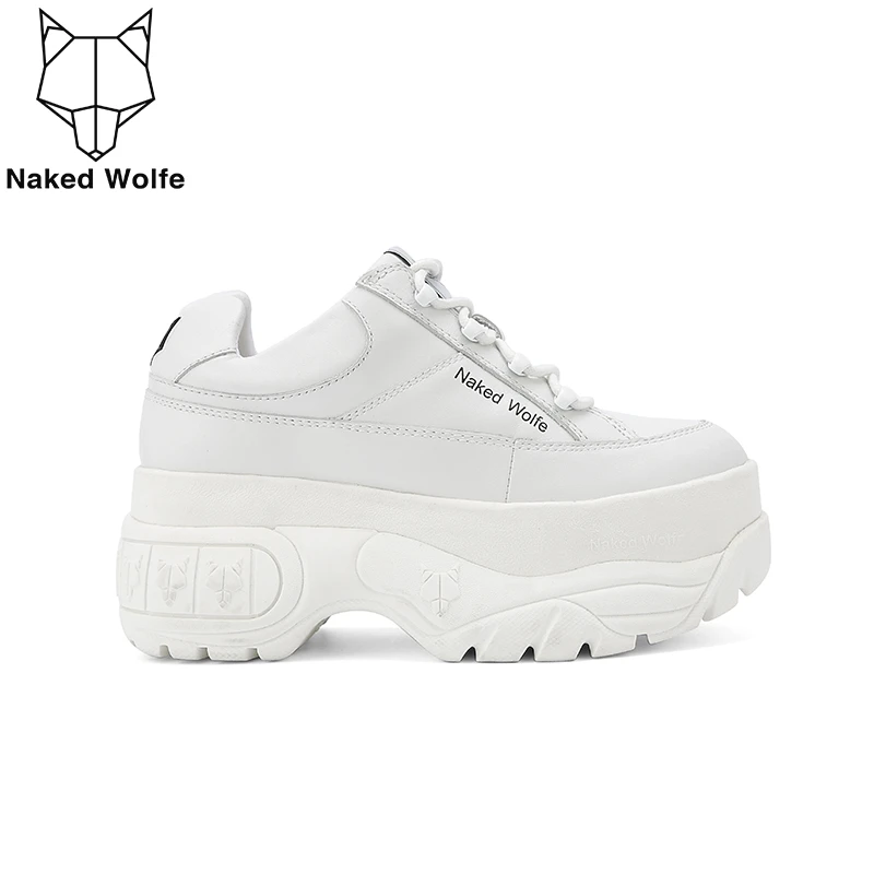 【明星同款】NakedWolfe SPORTY冬季潮牌真皮轻软底轻奢时尚女鞋