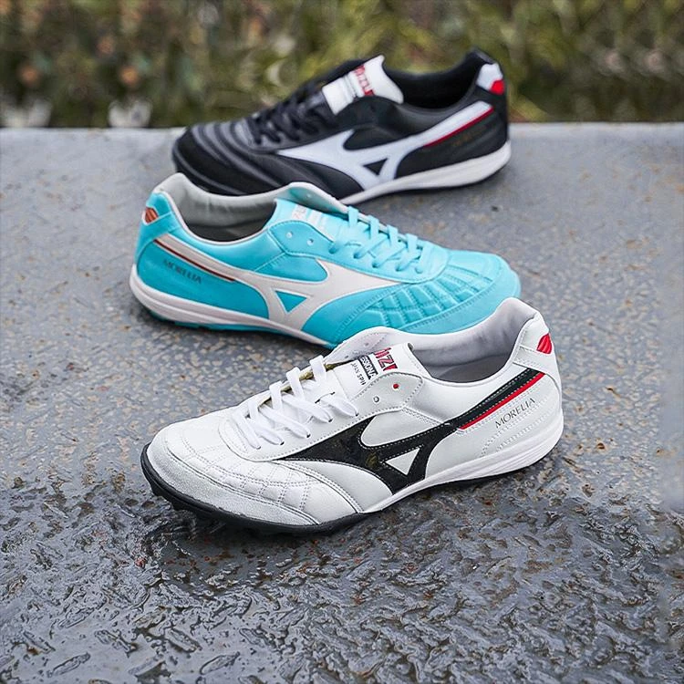 Mizun0 莫雷拉足球鞋MORELIA袋鼠皮莆田M8 TF碎钉成人足球鞋男