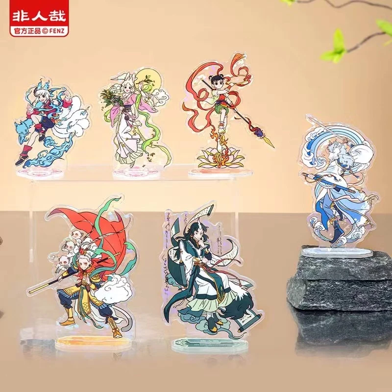 非人哉《九周年系列》亚克力立牌玻璃碎闪桌面立牌