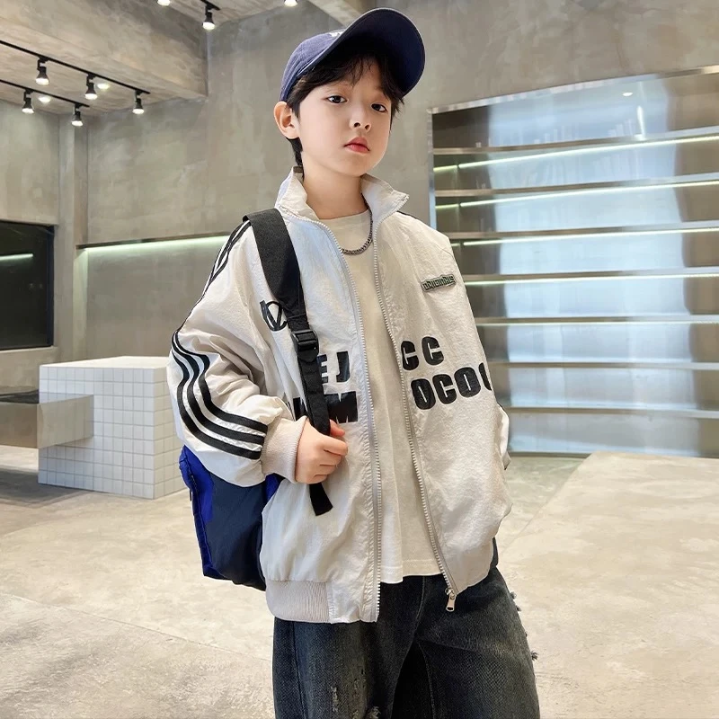 408221《现》韩版秋季休闲时尚百搭舒适儿童洋气外套
