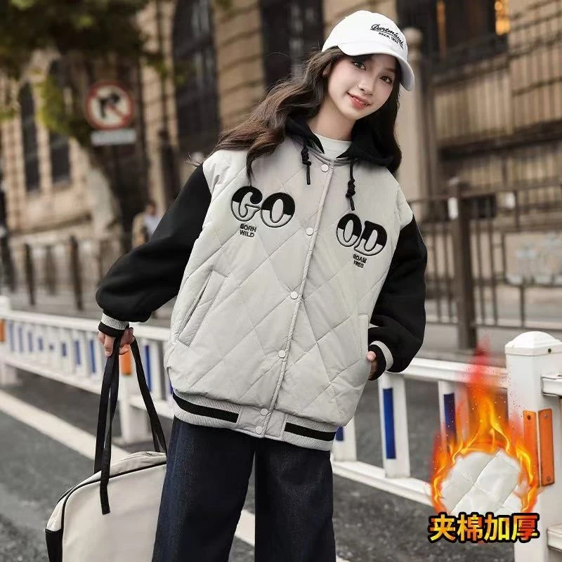 411309《现》优选韩版儿童休闲舒适百搭加棉棒球服外套