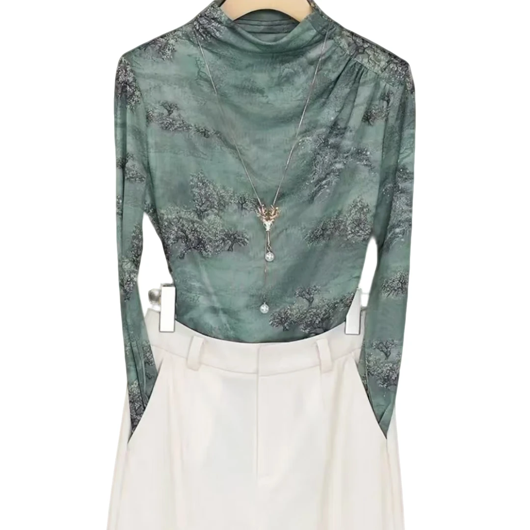 【露露原创】新款秋冬女士上衣显瘦休闲无痕气质长袖网红时尚打底