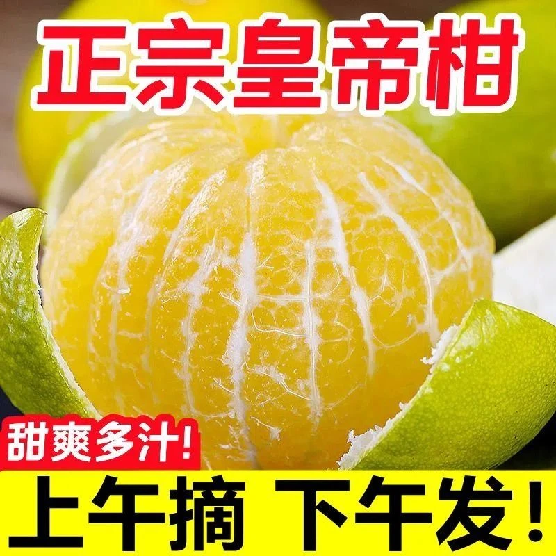 正宗广西武鸣皇帝柑薄皮新鲜贡柑桔子现摘应季水果甜柑橘整箱包邮