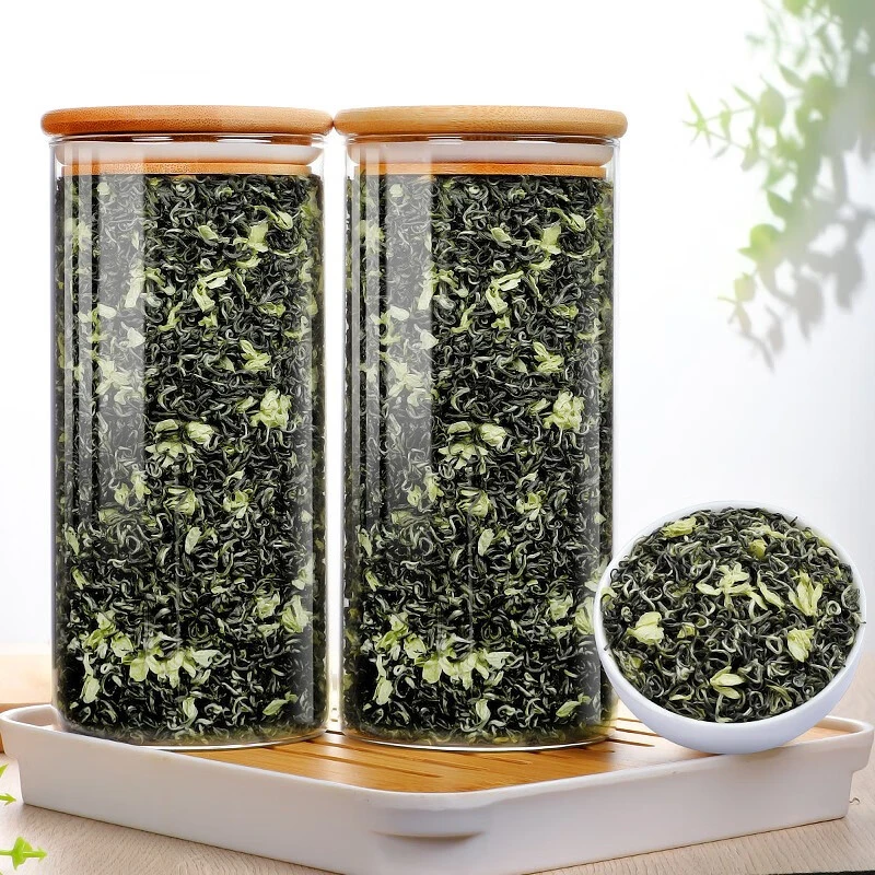 进宝茶叶茉莉花茶飘雪 新茶茉莉花茶特级浓香型耐泡高山绿茶