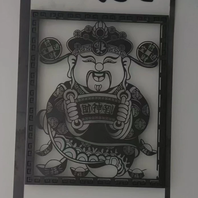 普洱茶雕工艺茶财神到创意礼品茶居家客厅书房装饰