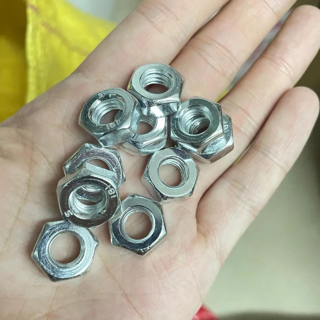 镀锌螺母 六角螺母 M6厘 M8厘 M10厘 型号齐全 大螺丝帽螺母包邮