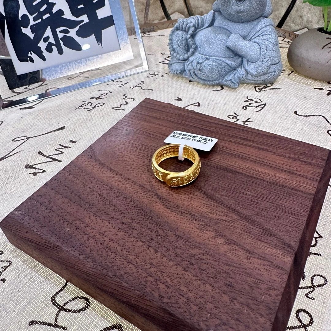 足银戒指 纯银百福经典戒指