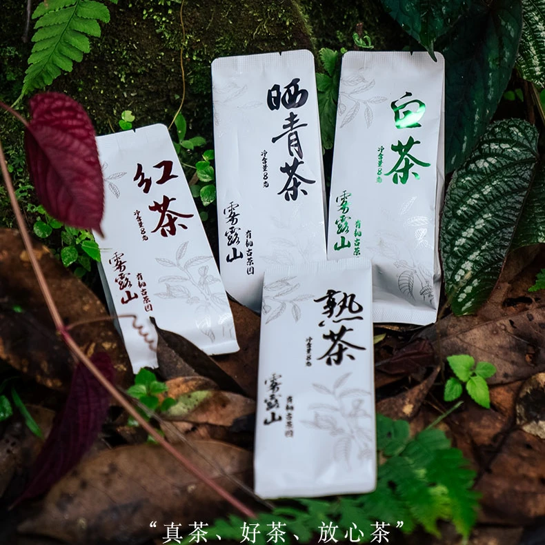 【古树生熟白红】雾露山有机古茶园古树纯料品鉴套装8g*4袋