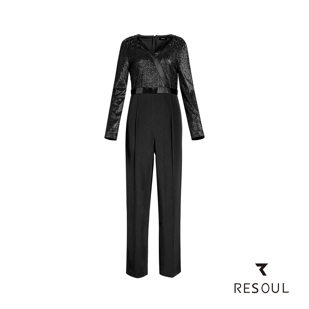 RESOUL/卓泓#0033  女装连体裤CD2020033气质高腰