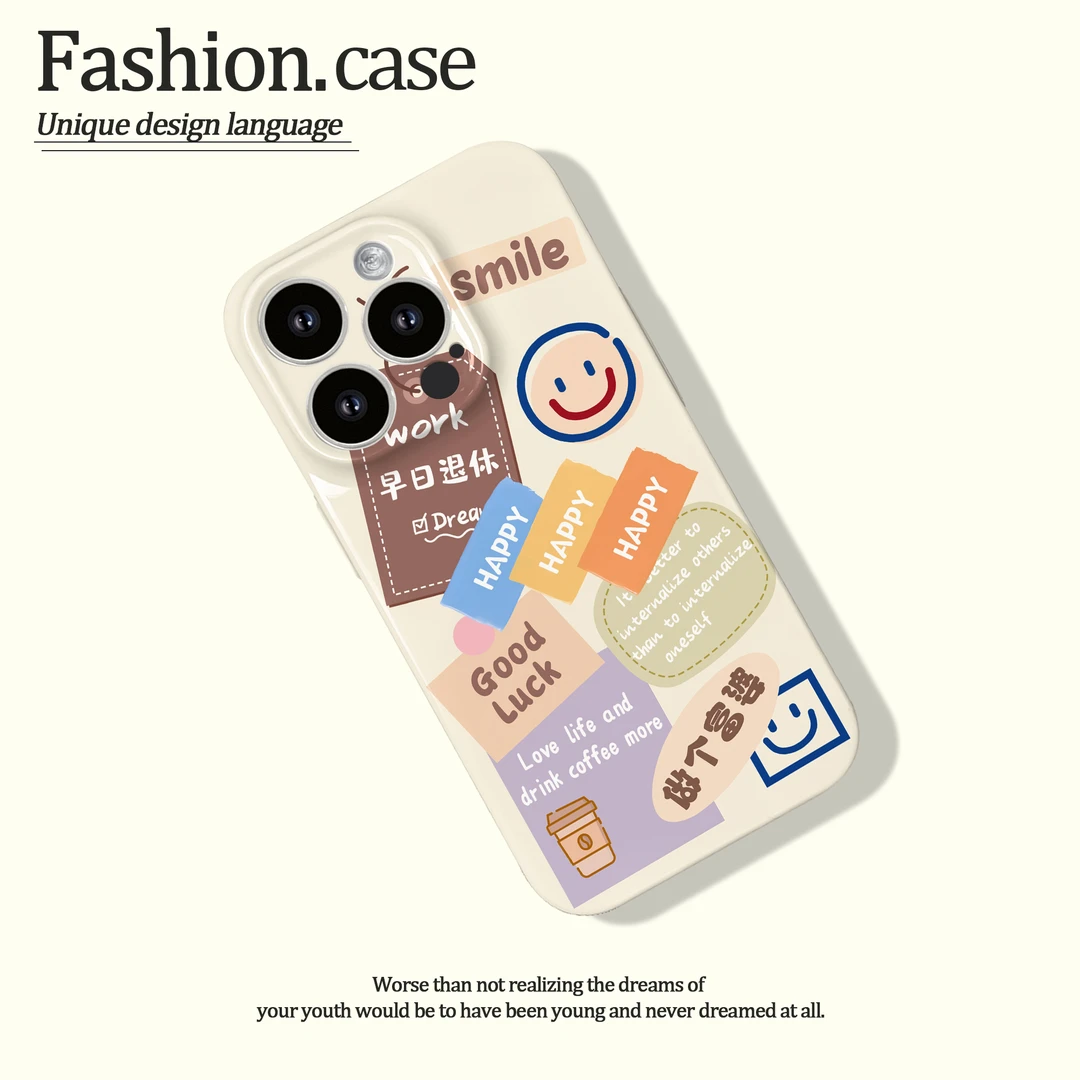 适用于苹果15华为OPPO小米VIVO女款状态潮富婆软菲林手机壳1N030