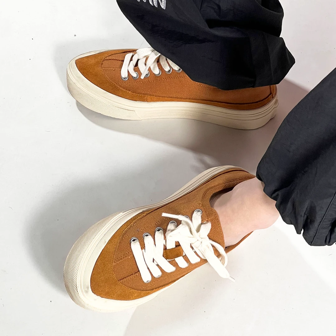2024年夏秋季新款尖头平底帆布鞋女ins复古透气百搭防滑休闲板鞋