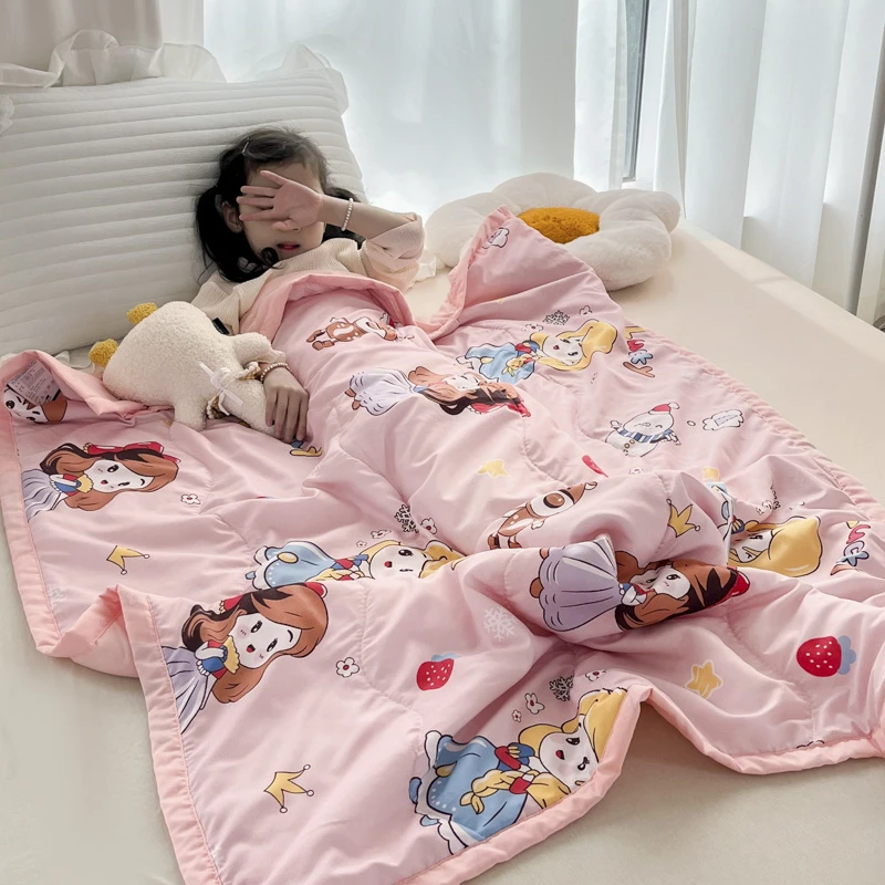 儿童夏被夏凉被空调被子午睡被薄款可机洗午休被子婴儿宝宝夏季被