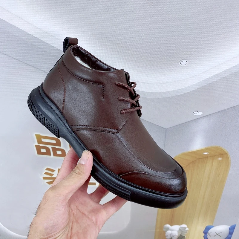 【断码】男鞋休闲棉鞋冬季新款加绒加厚保暖棉皮鞋2011