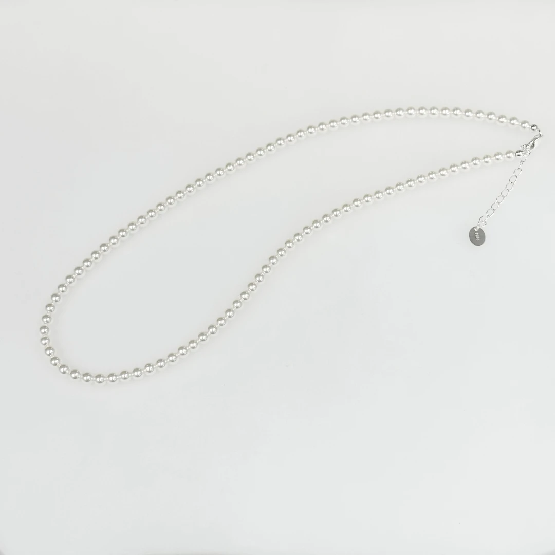 非金属仿珍珠项链 【月光宝盒】法式复古轻奢短款颈链 PS22127