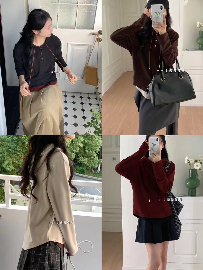 22冬季新款洋气连帽卫衣