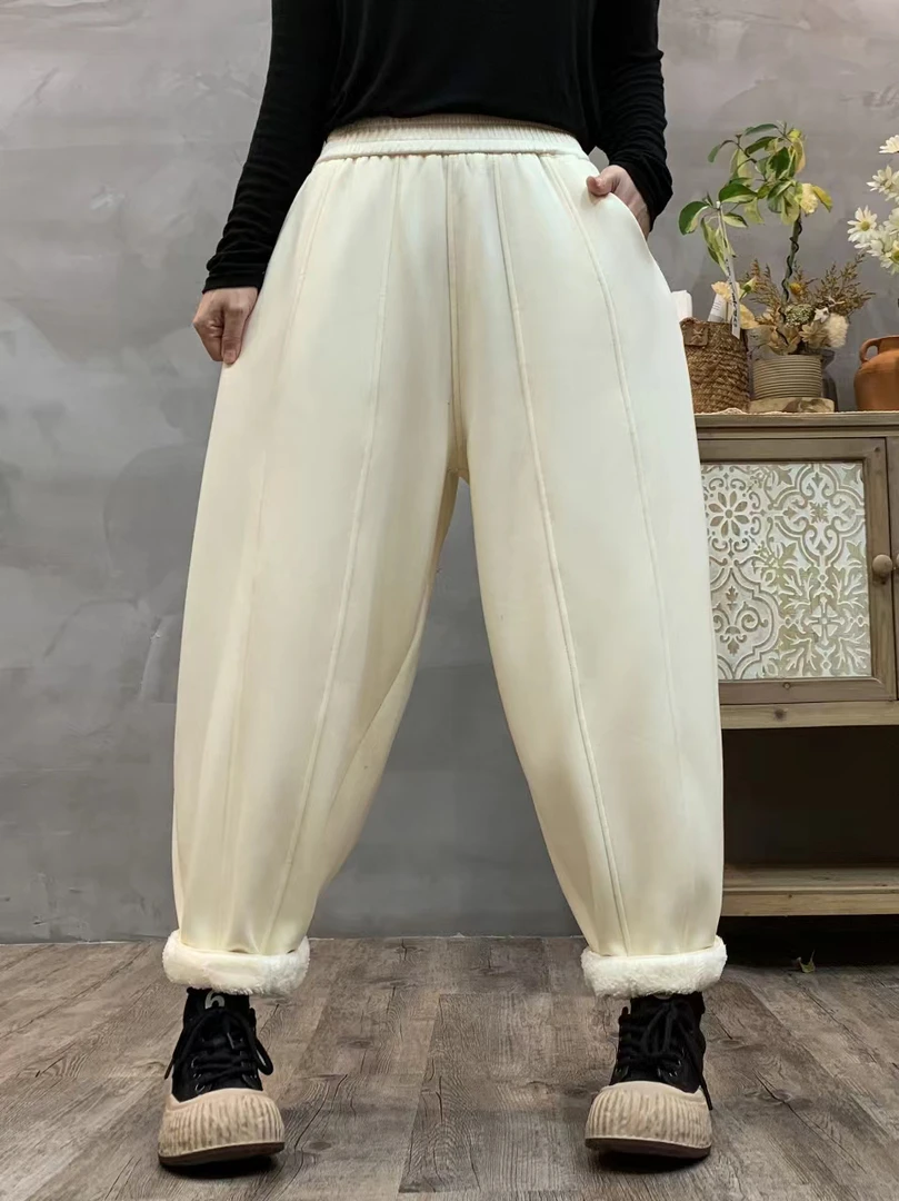 42冬季新款加棉加厚12片灯笼裤棉裤