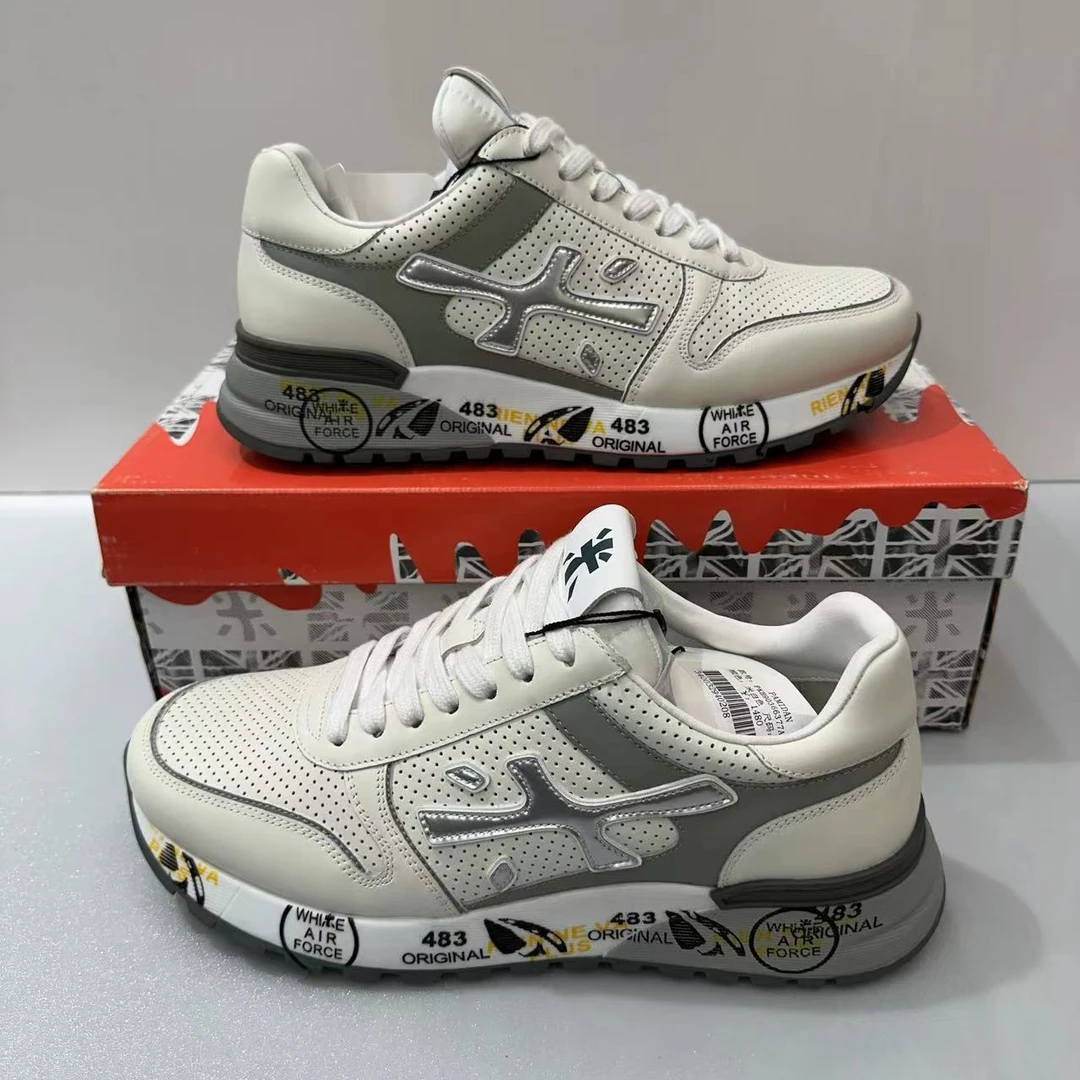 斯丹公司【PAMIDAN帕米达】潮流透气百搭运动鞋男款白色3400329