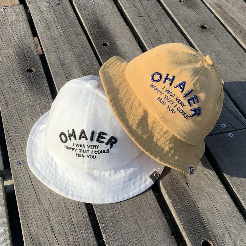 春秋季宝宝渔夫帽百搭防晒盆帽婴幼儿童男女韩版夏季薄款遮阳帽子