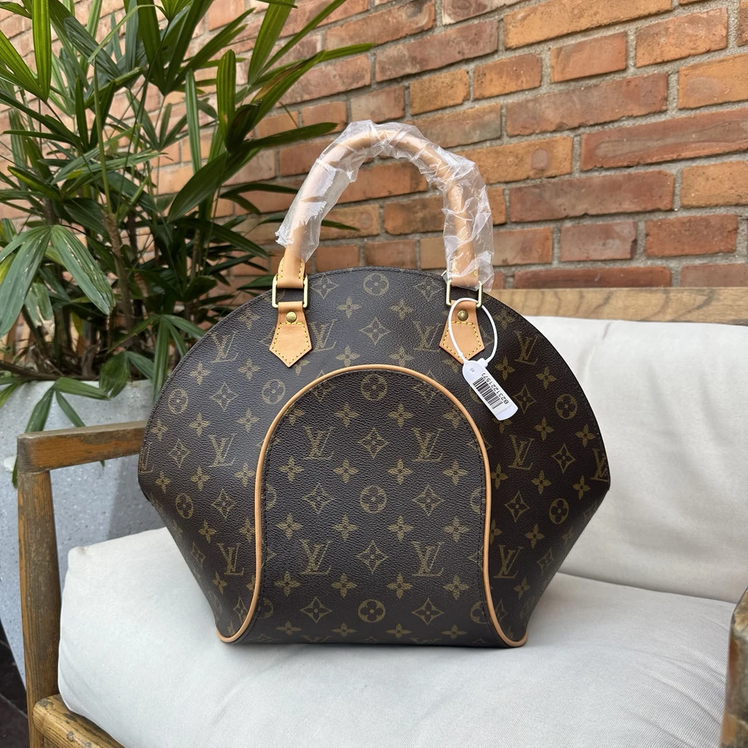 修复品LouisVuitton/路易威登LV中古老花河蚌包