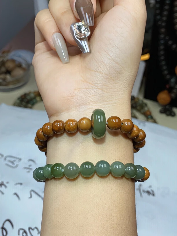 只此青绿 库克双圈菩提手串