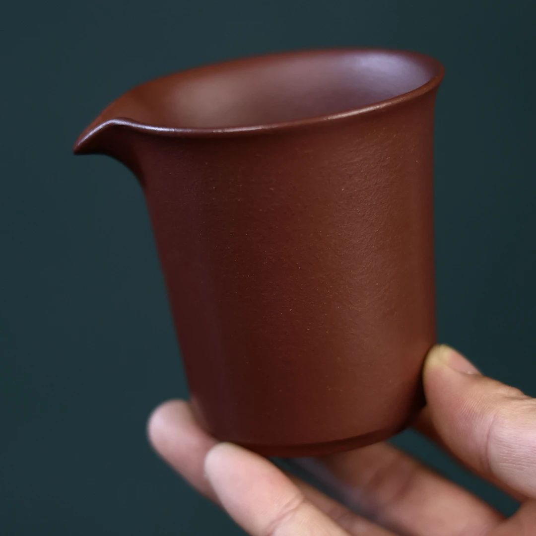 大号大容量原矿底漕清公道杯高档器加厚直筒陶瓷茶道配件紫砂茶漏