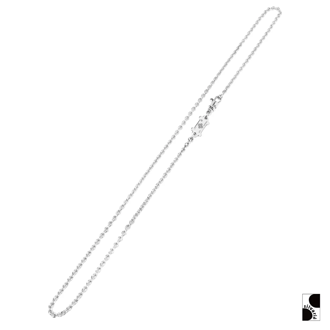 链子925银 =silvarie=GOGOLLAM 925银纯银O型链 简约质感项链男女