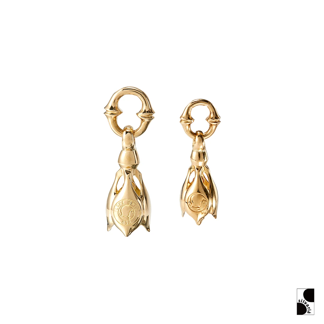 吊坠925银 =silvarie=LONE ONES 美国潮流银饰泪珠铃铛吊坠男女