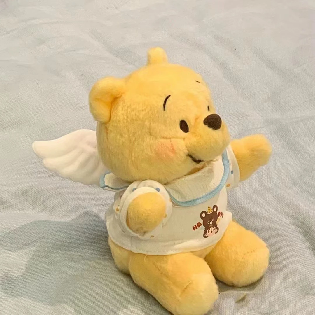 可爱天使小熊维尼噗噗熊小熊公仔可爱毛绒玩具玩偶毛绒玩具公仔娃
