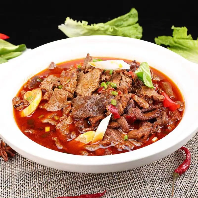 顺丰包邮湖北牛肉火锅新鲜牛肉片火锅食材牛肉熟食800g加热即食