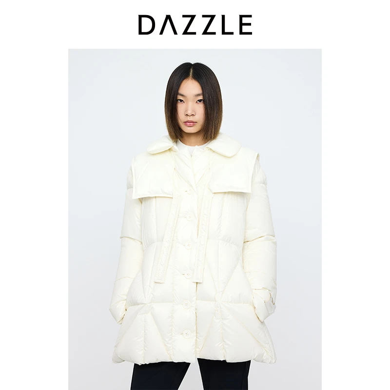 【DAZZLE×ELLERY】地素 羽绒服秋季女装雅丹风外套2H3K308