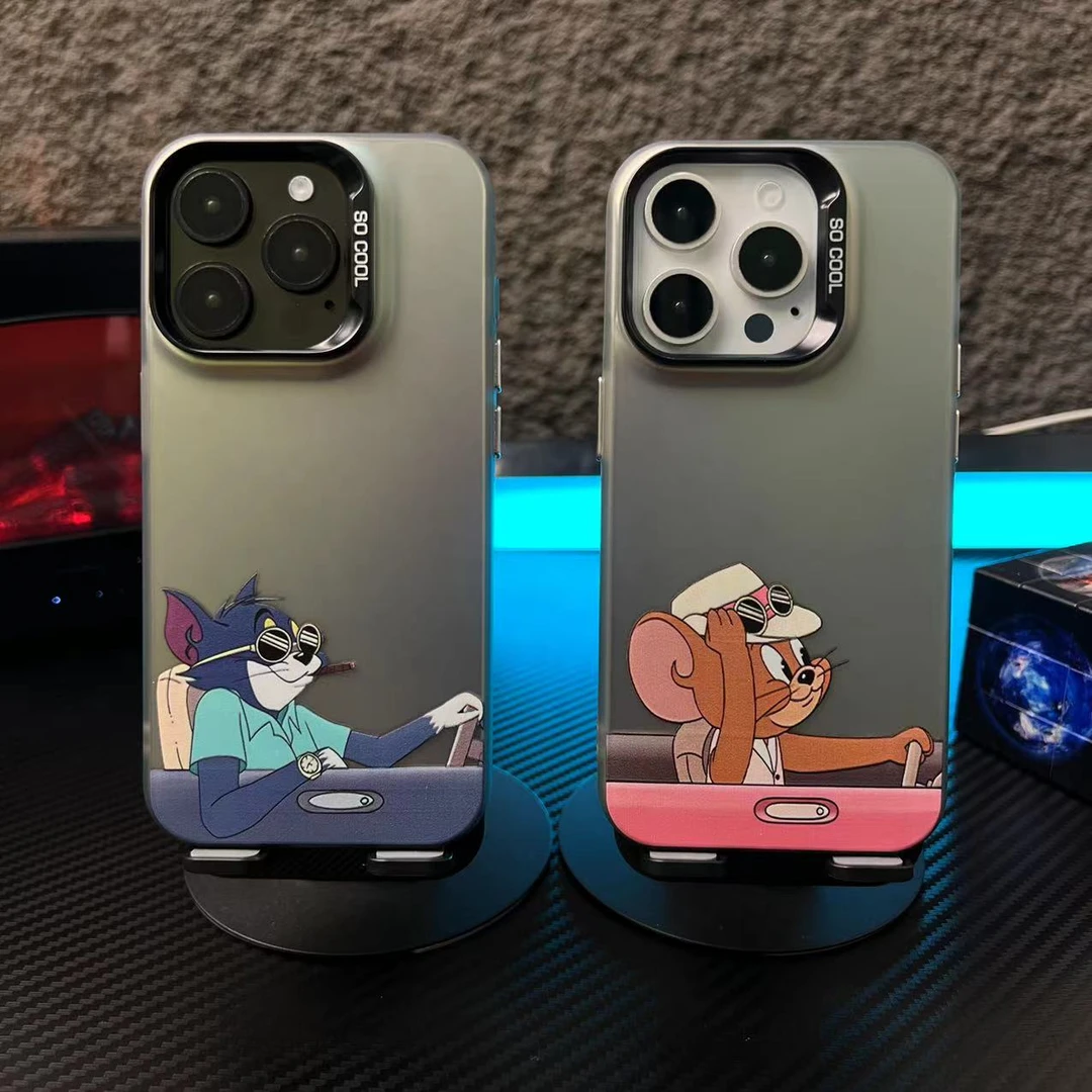 休闲汤姆--IMD彩银创意个性防摔简约潮牌适用苹果华为男款手机壳2