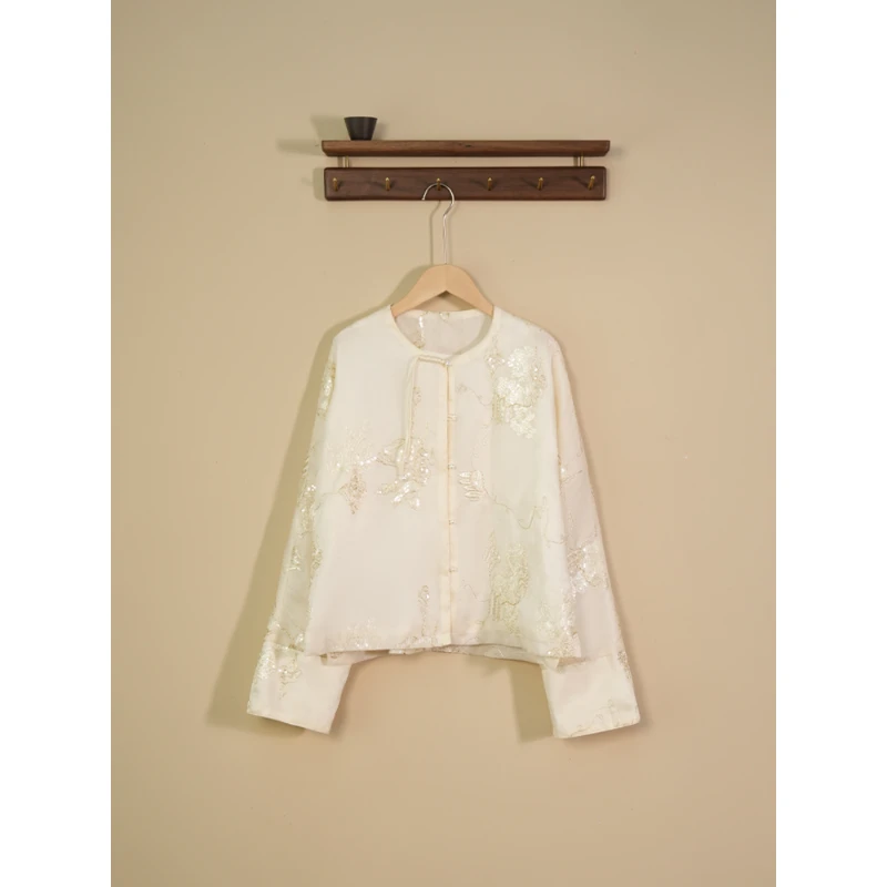 【浮生若梦】#秋季高级感气质时尚简约减龄国风新中式上衣