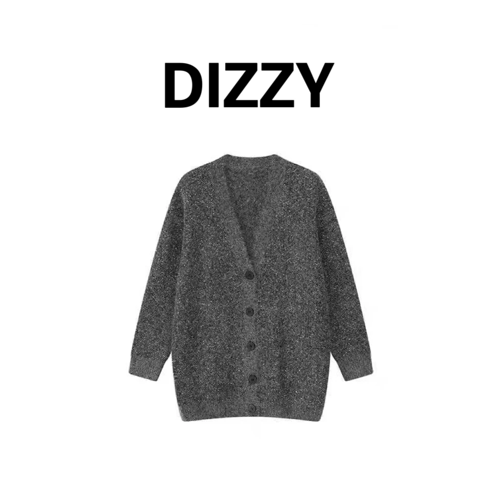 【DIZZY】星星外套 2024秋冬新款女装设计款毛衣休闲慵懒风针织开衫