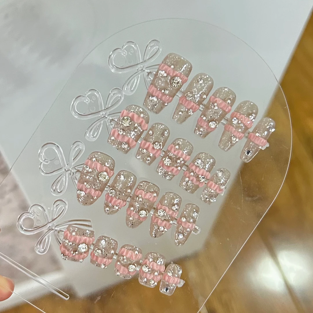 我超甜 纯手工穿戴甲人间小宝纯手工制作穿戴美甲