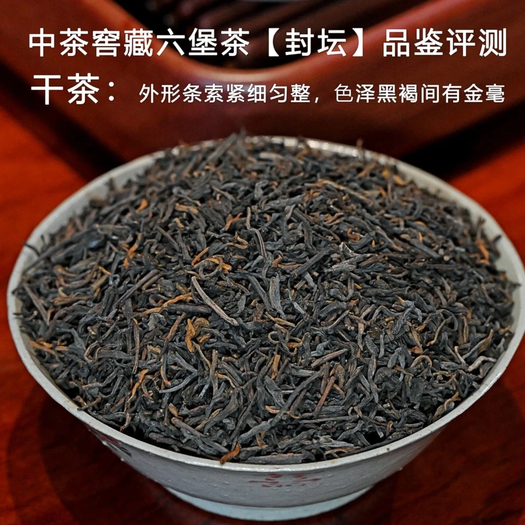 （500克分装）【新厂五周年封坛茶】 中茶六堡茶 2019年陈化 特级茶