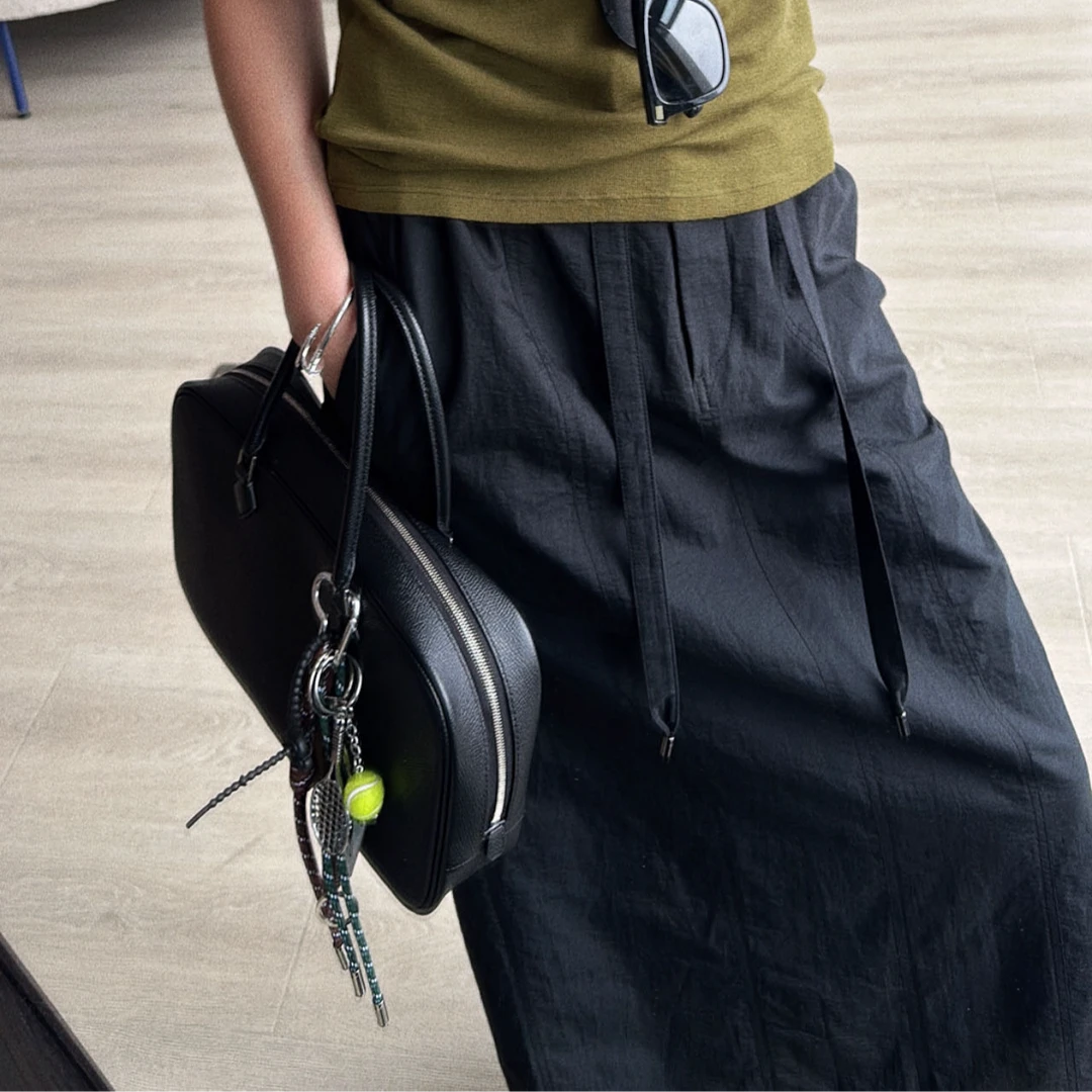 BAYBERYL老贝方形黑色百搭长方形方包单肩包DD4E1805 -6/18