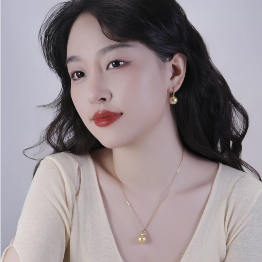 链子925银 (套组) YL0115-黄+YH0066 香槟金温蒂妮(黄)项链套装