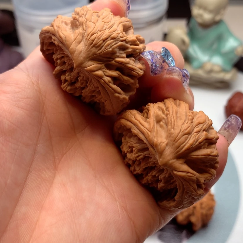 【闪购商品】文玩核桃把件豆*米蛇头聚宝盆  1号