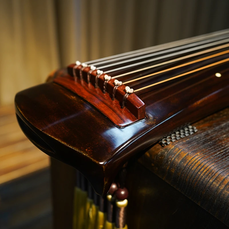 《福利款》古琴非遗马冬冬亲斫老杉木伏羲式仲尼混沌纯生漆收藏证书