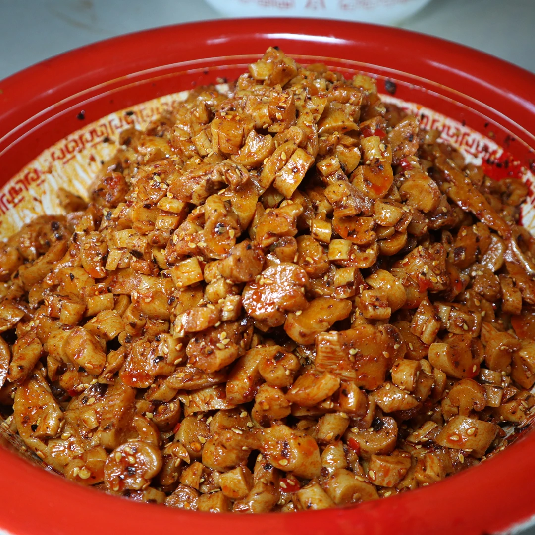 云南普洱澜沧竹塘田坝特产/香辣萝卜丁