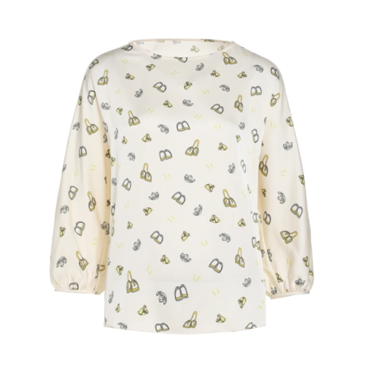 L·W/画而诗早春新款时尚圆领套头衬衫LBC82806春秋衬衣长袖针织