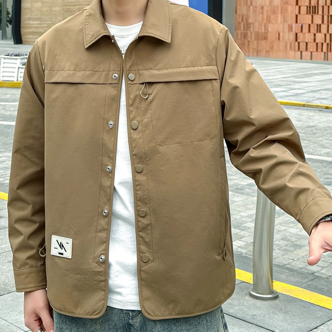 【翻领衬衣外套系列】秋季轻奢时尚工装翻领夹克206