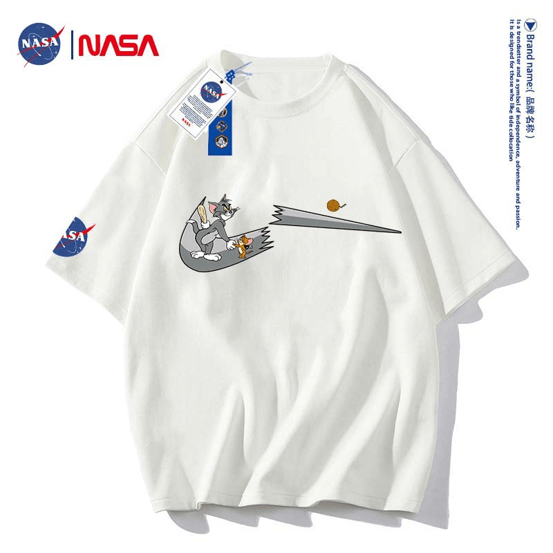 【奥莱精选1】NASAMJ联名款 猫和老鼠卡通夏季潮流情侣短袖89402