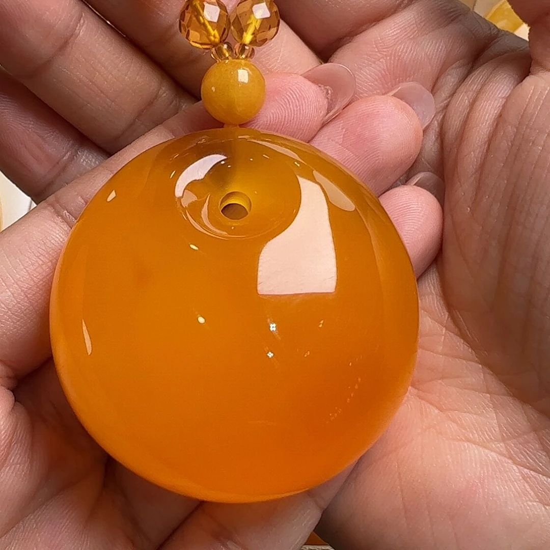 蜜蜡毛衣链未镶嵌《****桦无优化
