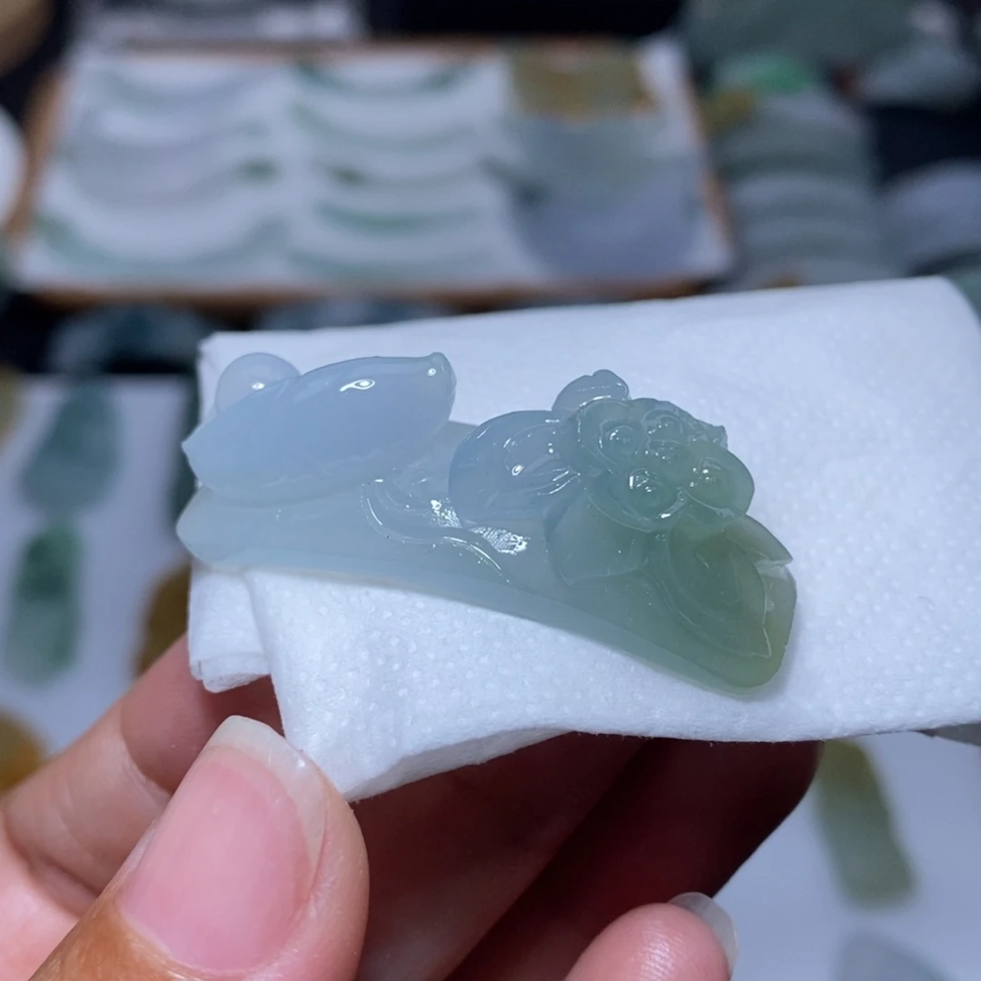 【闪购商品】定制翡翠未镶嵌手牌