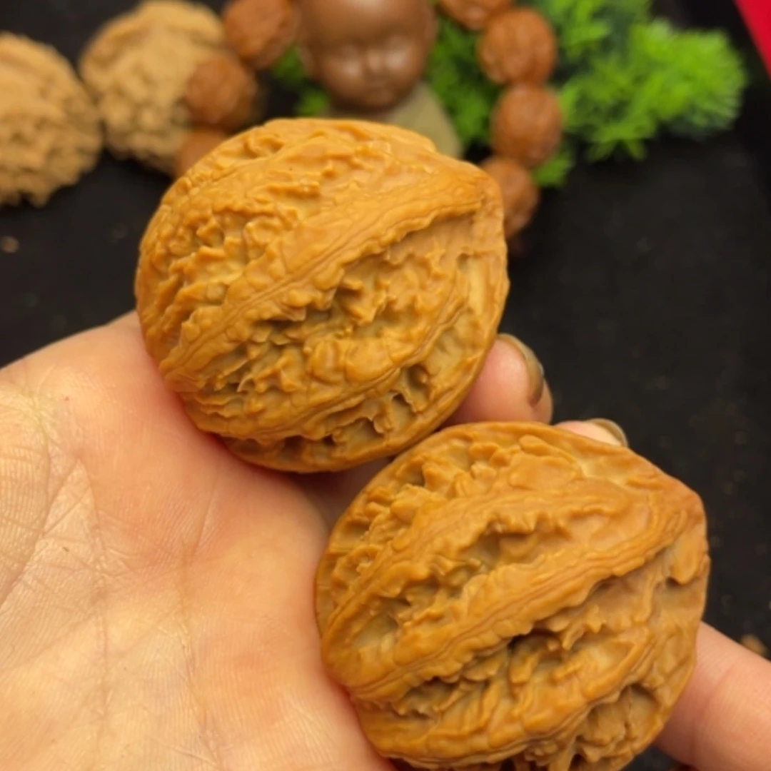 【闪购商品】文玩核桃把件秦岭野生核桃