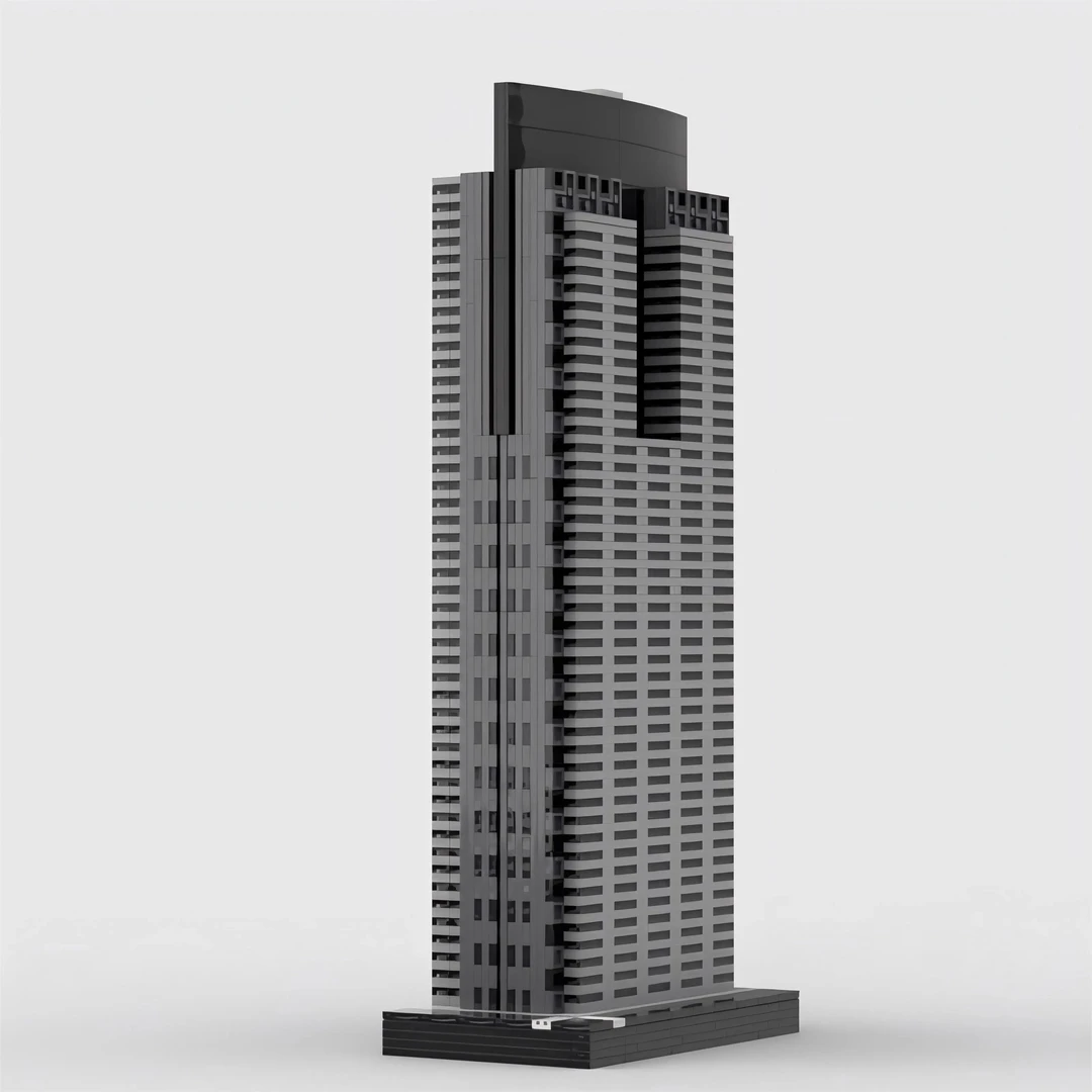 MOC-48832 天然气公司大楼1:650比例建筑模型男孩拼插积木套装