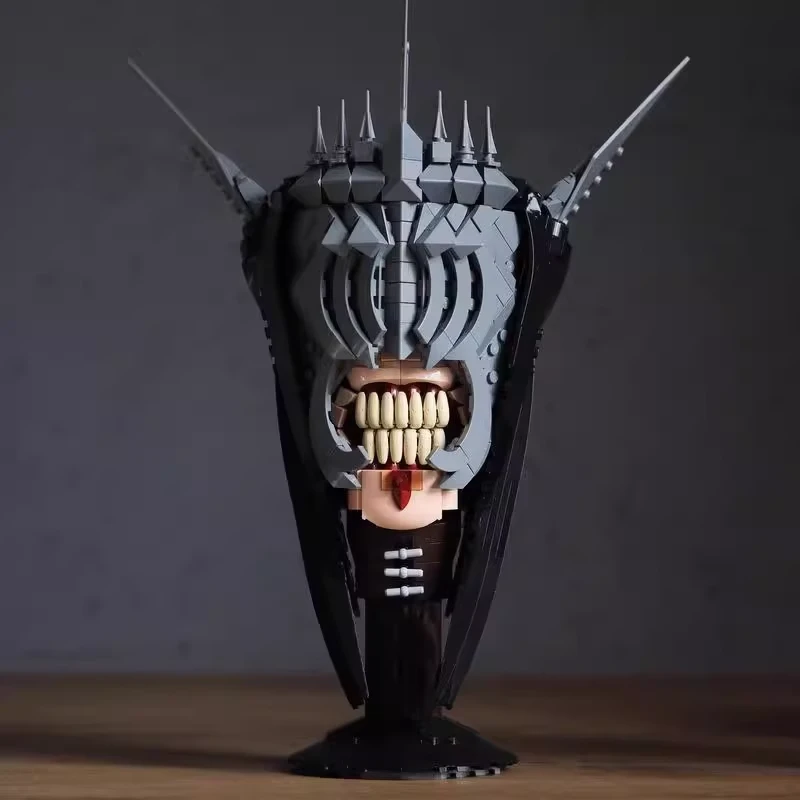 MOC-139487 索伦之口头盔益智男拼插积木摆件模型玩具礼物