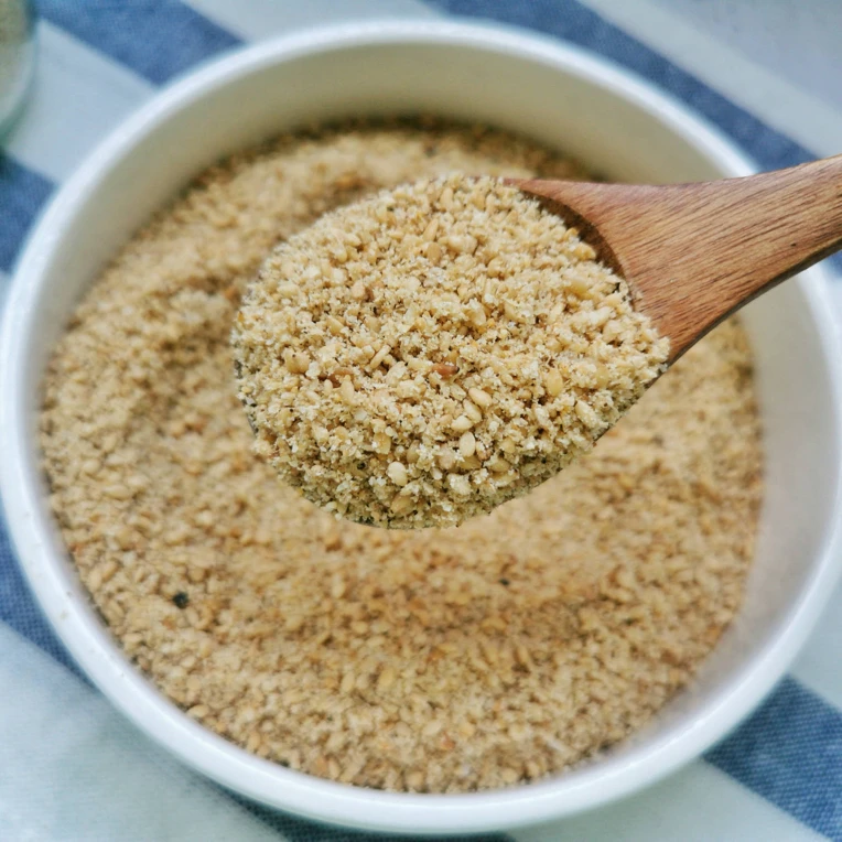 沂蒙山石磨芝麻盐白芝麻调料蘸料卷饼凉拌菜
