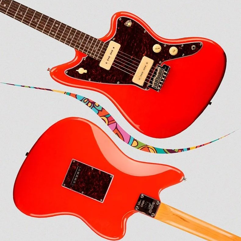 Tagima塔吉玛TW61 法拉利红 电吉他 演奏单摇 初学者电吉他